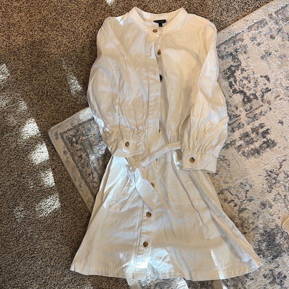 a new day White Button-Down Dress